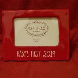 Rae Dunn Babys first 2019 picture frame